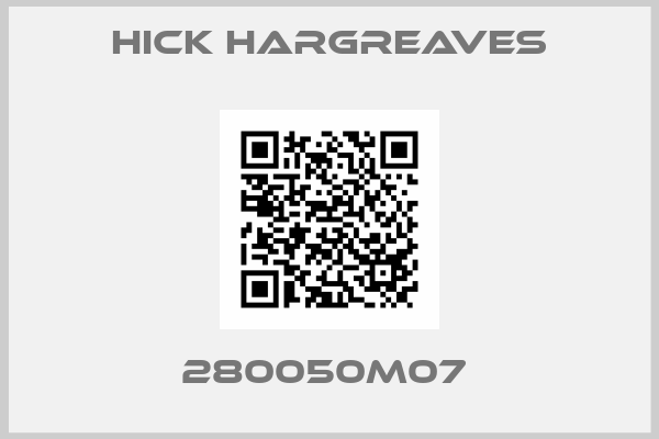 HICK HARGREAVES-280050M07 