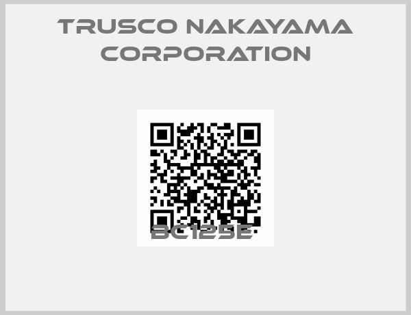 TRUSCO NAKAYAMA CORPORATION-BC125E 