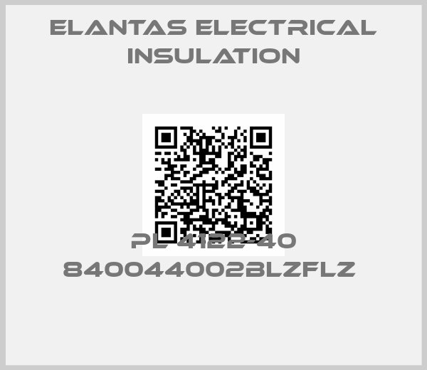 ELANTAS Electrical Insulation-PL 4122-40 840044002BLZFLZ 