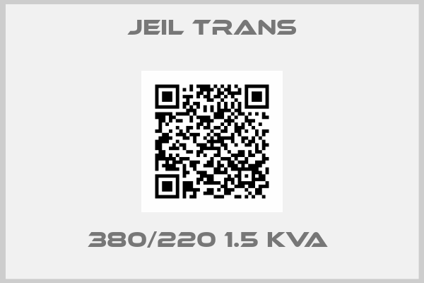 Jeil Trans-380/220 1.5 KVA 