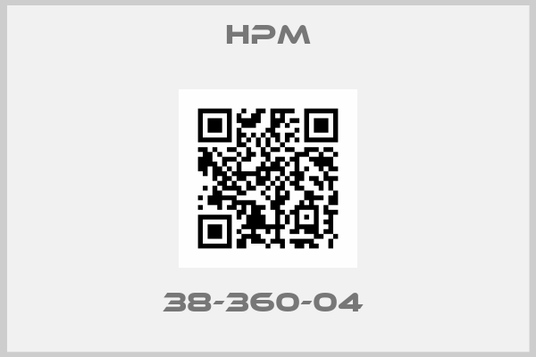 Hpm-38-360-04 