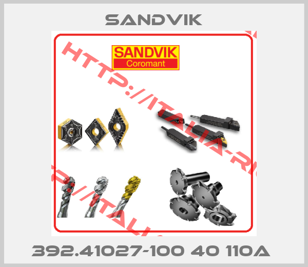Sandvik-392.41027-100 40 110A 