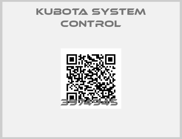 Kubota System Control-3974945 