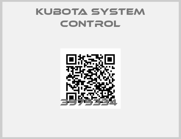 Kubota System Control-3975334 