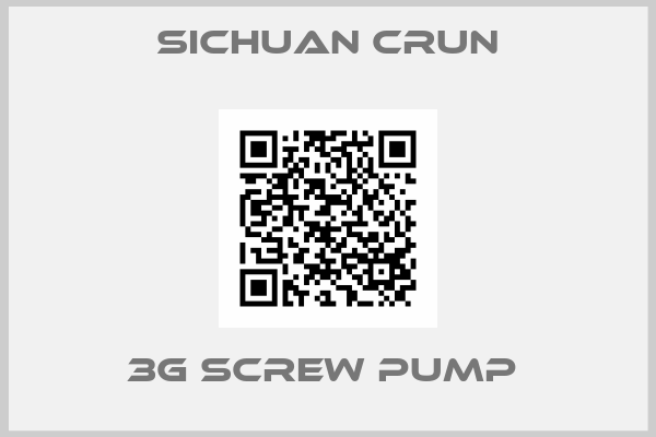 Sichuan Crun-3G SCREW PUMP 