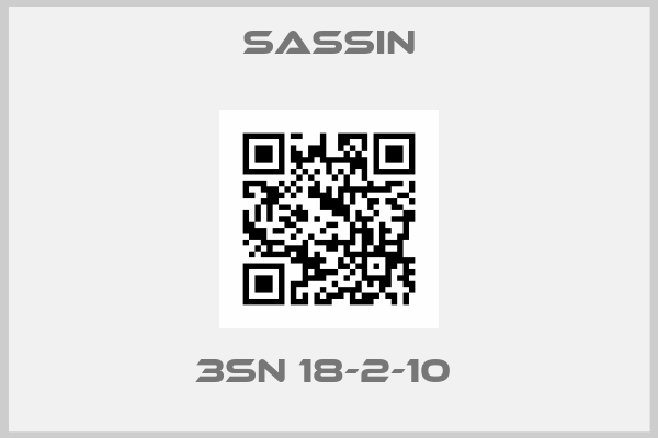 Sassin-3SN 18-2-10 