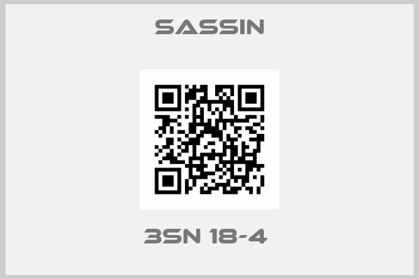 Sassin-3SN 18-4 