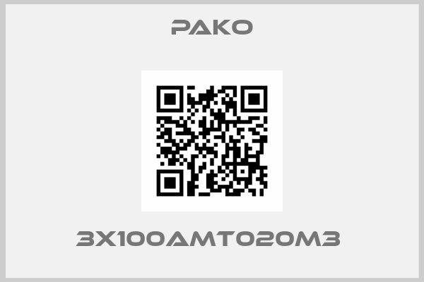 Pako-3X100AMT020M3 