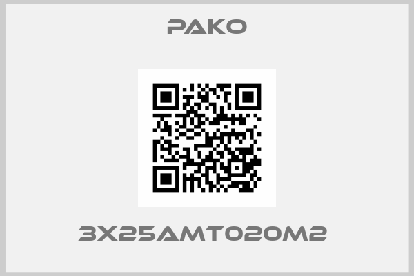 Pako-3X25AMT020M2 