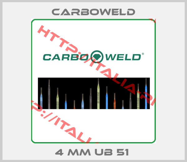 CARBOWELD-4 MM UB 51 