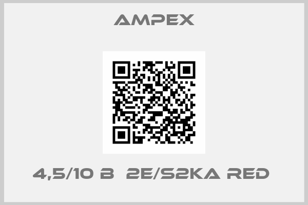 Ampex-4,5/10 B  2e/s2ka RED 