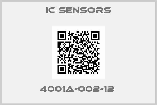 Ic Sensors-4001A-002-12 