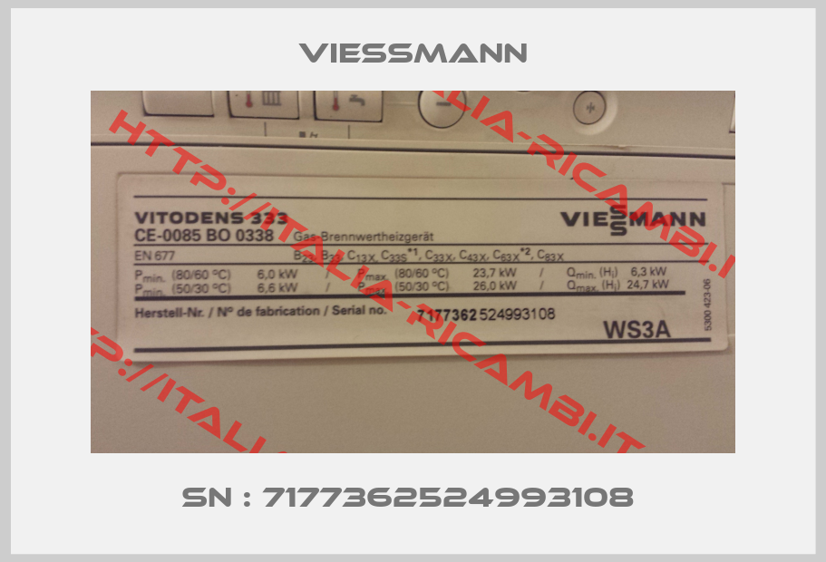 Viessmann-SN : 7177362524993108 