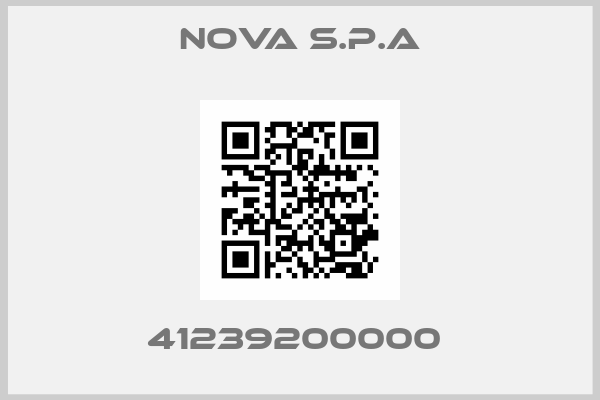 Nova S.p.A-41239200000 