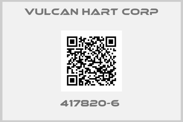VULCAN HART CORP-417820-6 