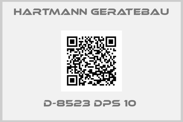Hartmann Geratebau-D-8523 DPS 10 