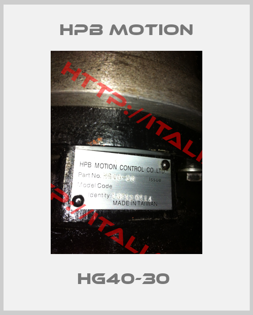HPB MOTION-HG40-30 