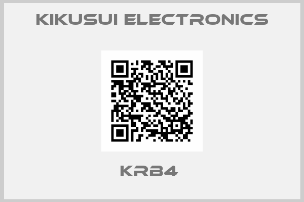 Kikusui Electronics-KRB4 