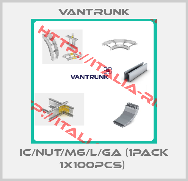 Vantrunk-IC/NUT/M6/L/GA (1pack 1x100pcs) 