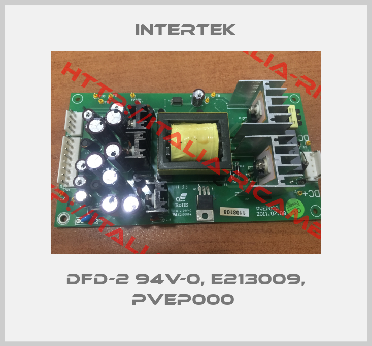 Intertek-DFD-2 94V-0, E213009, PVEP000 