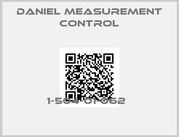 DANIEL MEASUREMENT CONTROL-1-504-01-062  