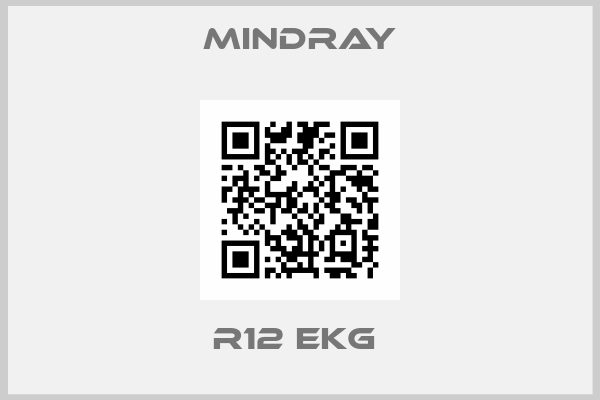Mindray-R12 EKG 