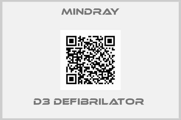 Mindray-D3 DEFIBRILATOR 