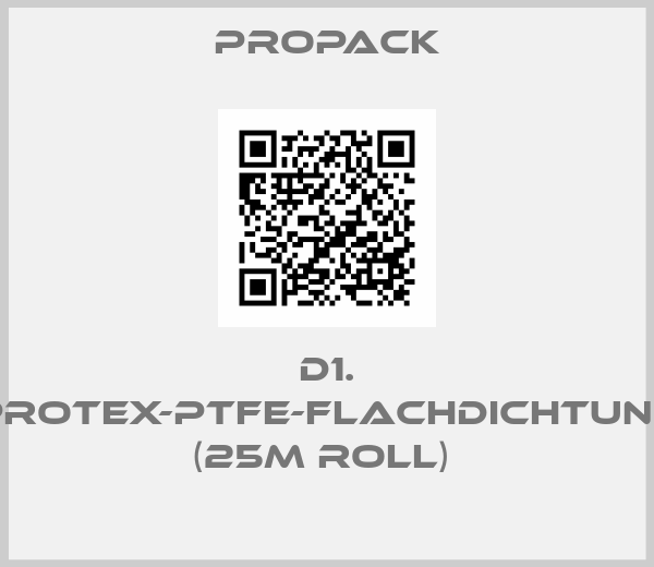 ProPack-D1. Protex-PTFE-Flachdichtung (25m Roll) 