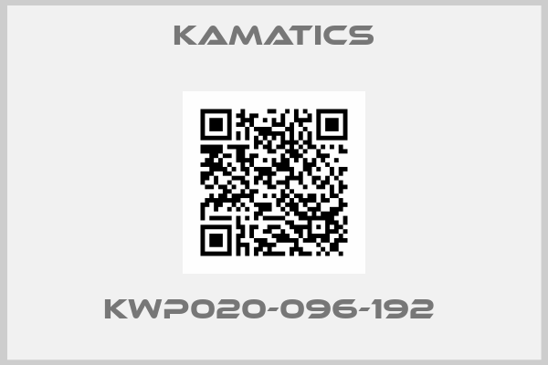 Kamatics-KWP020-096-192 