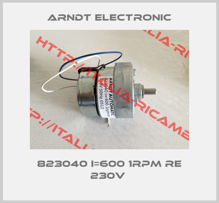 Arndt Electronic-823040 i=600 1rpm re 230v 