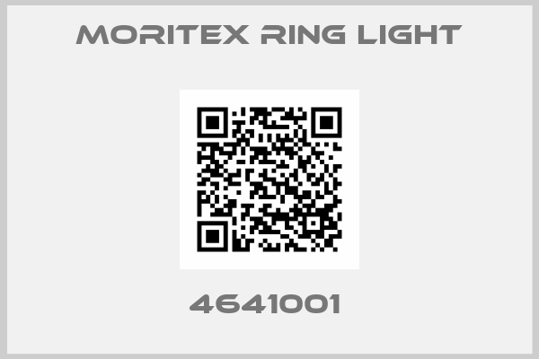 MORITEX RING LIGHT-4641001 