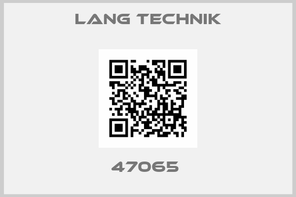 Lang Technik-47065 