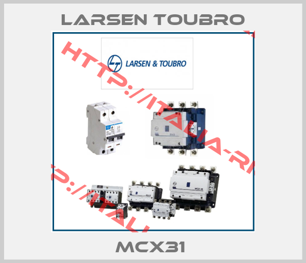 Larsen Toubro-MCX31 
