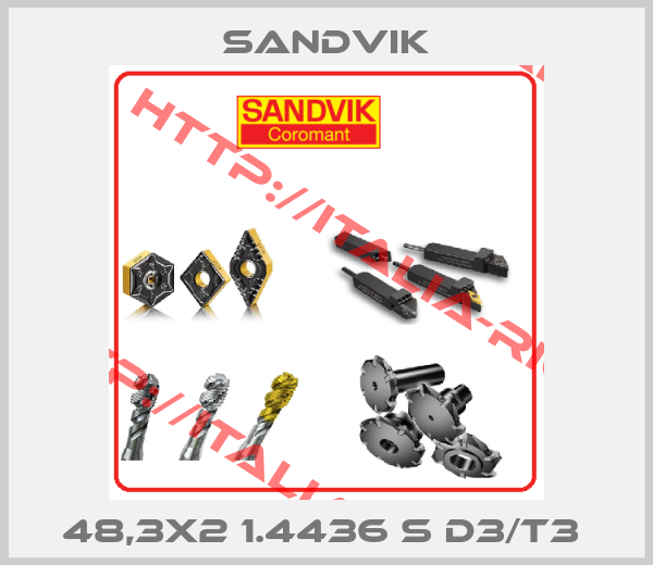 Sandvik-48,3X2 1.4436 S D3/T3 