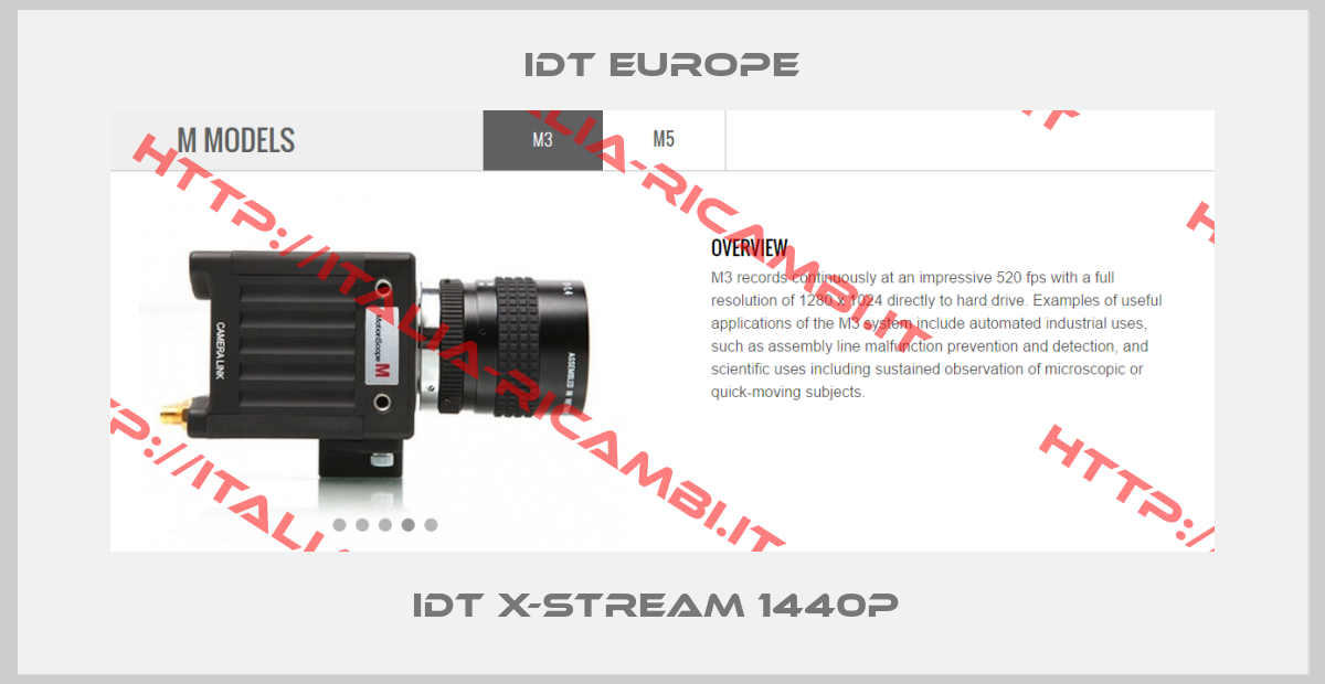 IDT Europe-IDT X-STREAM 1440P 