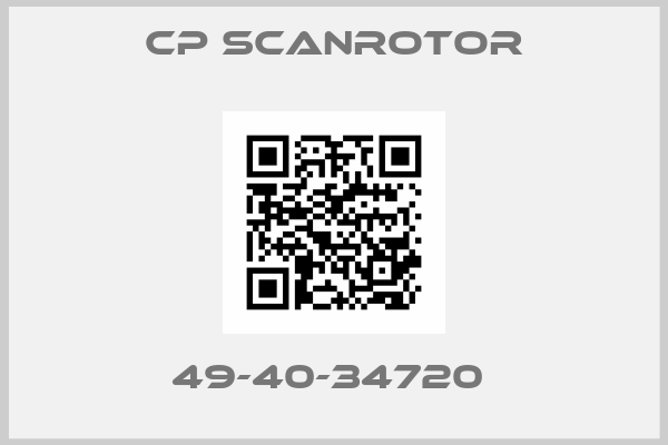 CP SCANROTOR-49-40-34720 