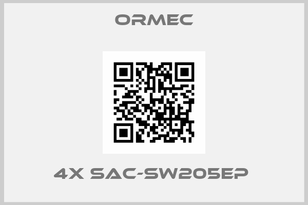 Ormec-4X SAC-SW205EP 