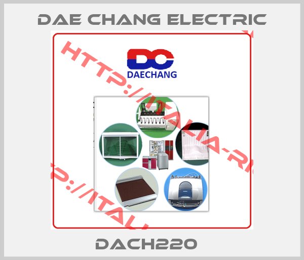 Dae Chang Electric-DACH220  