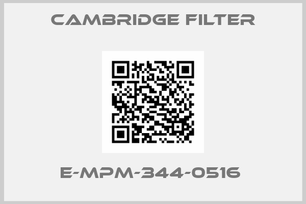 Cambridge Filter-E-MPM-344-0516 