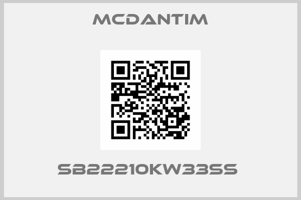 McDantim-SB22210KW33SS 