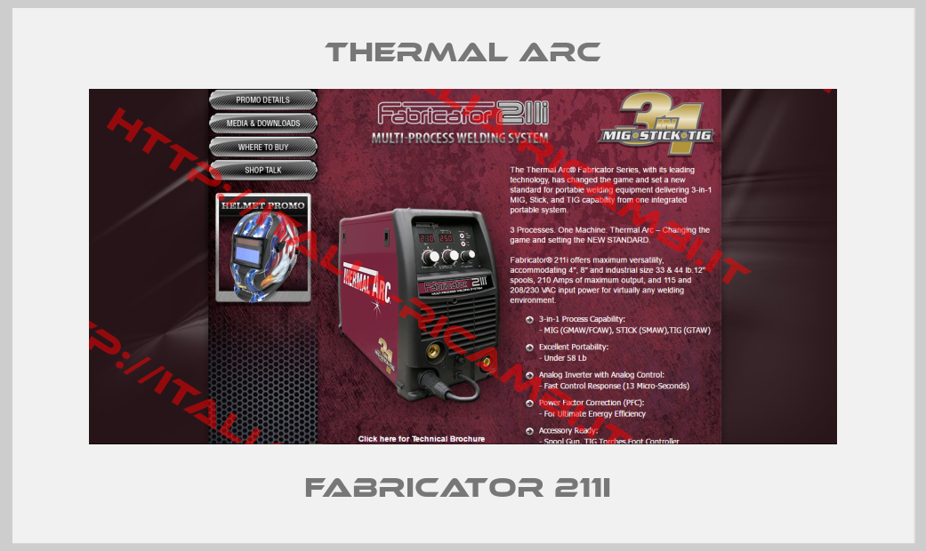 Thermal arc-Fabricator 211i 