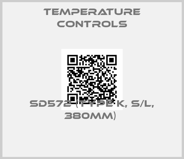 Temperature Controls-SD572 (TYPE K, S/L, 380mm) 