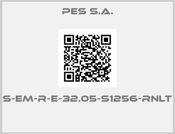 PES S.A.-S-EM-R-E-32.05-S1256-RNLT 