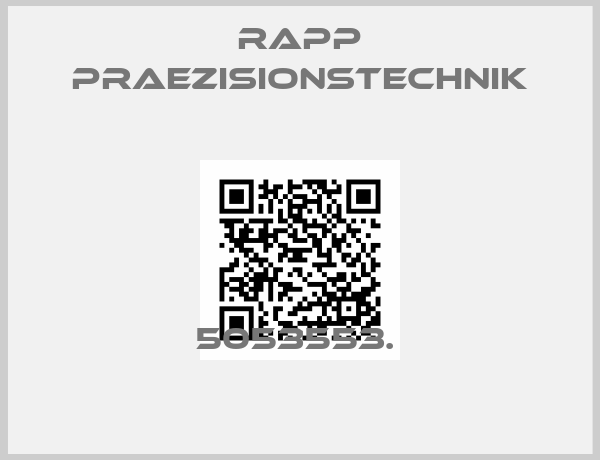 RAPP PRAEZISIONSTECHNIK-5053553. 