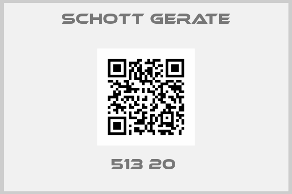 Schott Gerate-513 20 