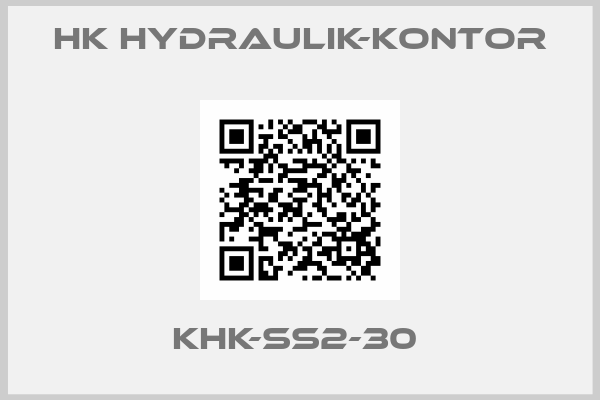 HK HYDRAULIK-KONTOR-KHK-SS2-30 