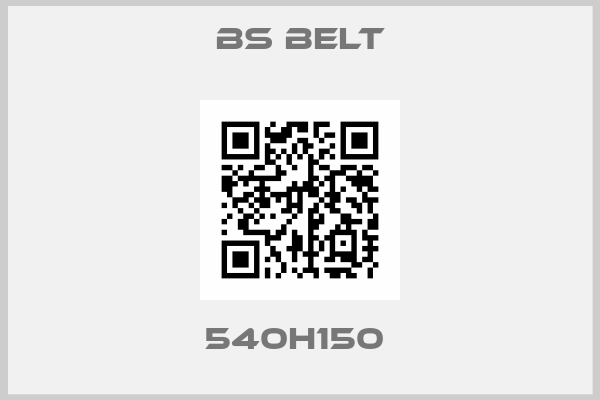 Bs Belt-540H150 