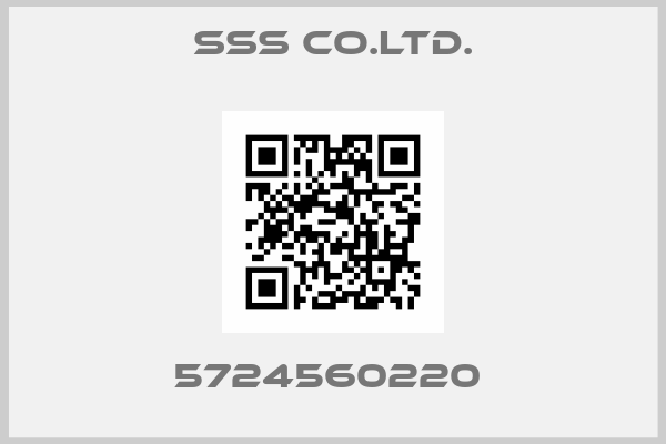 SSS Co.Ltd.-5724560220 