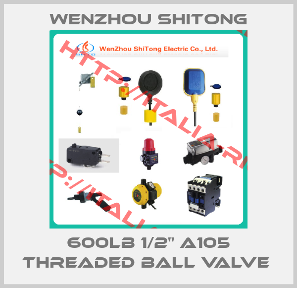 Wenzhou Shitong-600LB 1/2" A105 THREADED BALL VALVE 