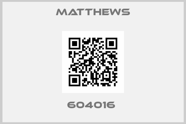 MATTHEWS-604016 